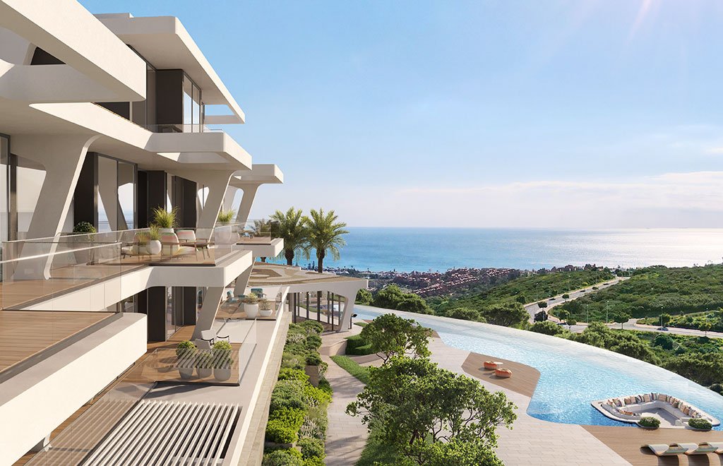 Appartements exclusifs avec vue sur la mer dans un golf à Casares