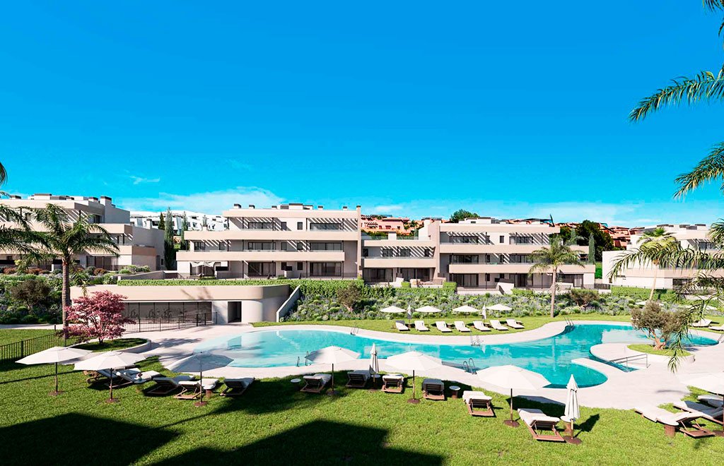 Appartements en première ligne de golf à Casares