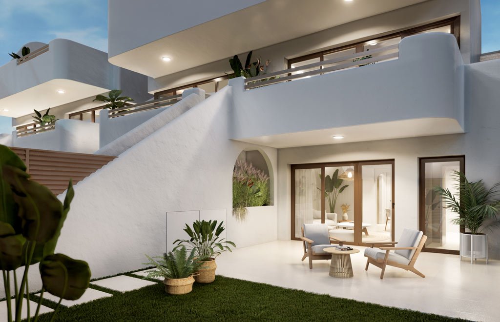 Appartement au rez-de-chaussée avec grand jardin près de la plage à San Pedro del Pinatar